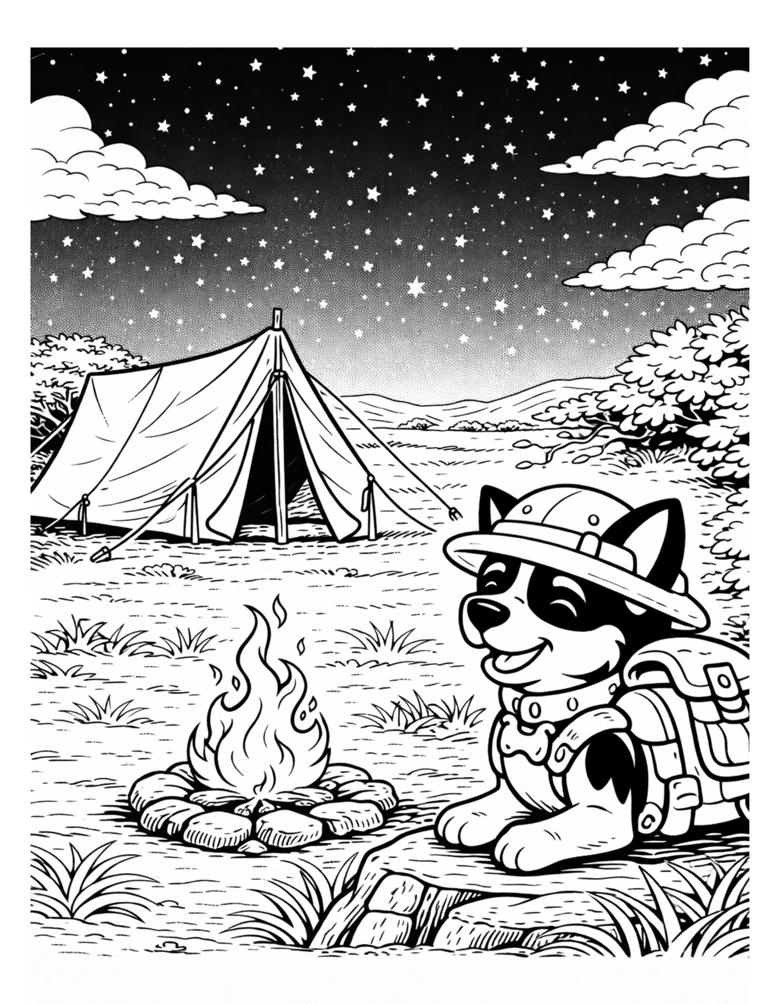 Camping on Safari!