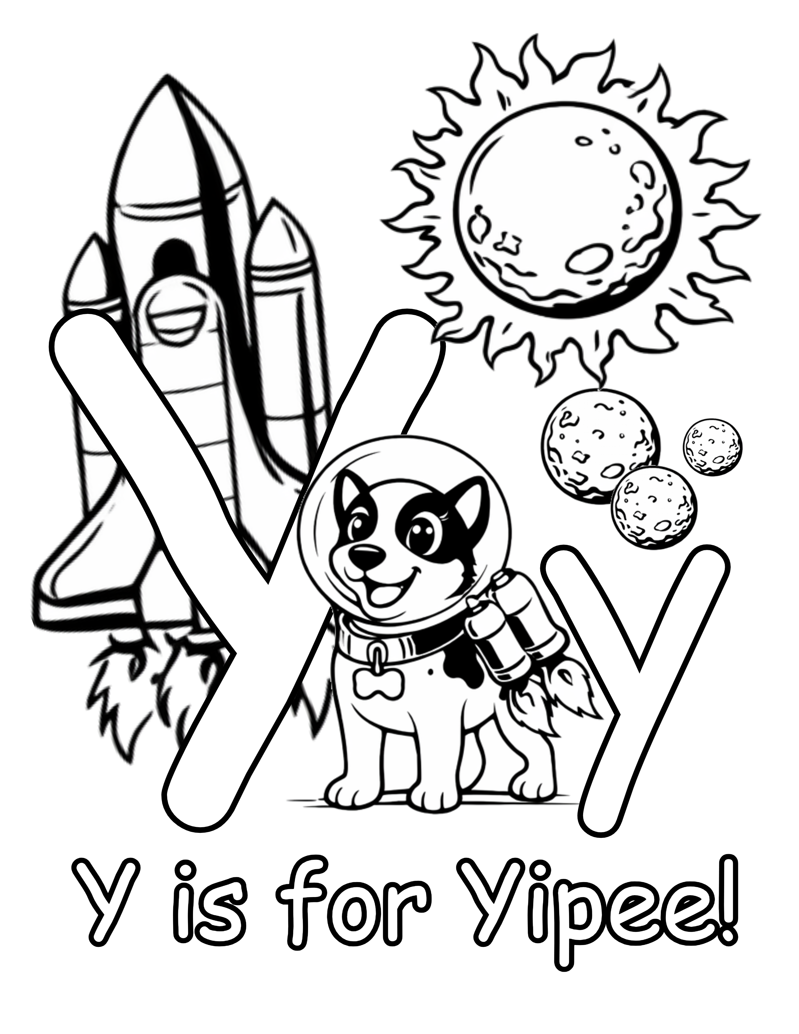 Y is for Yipee!
