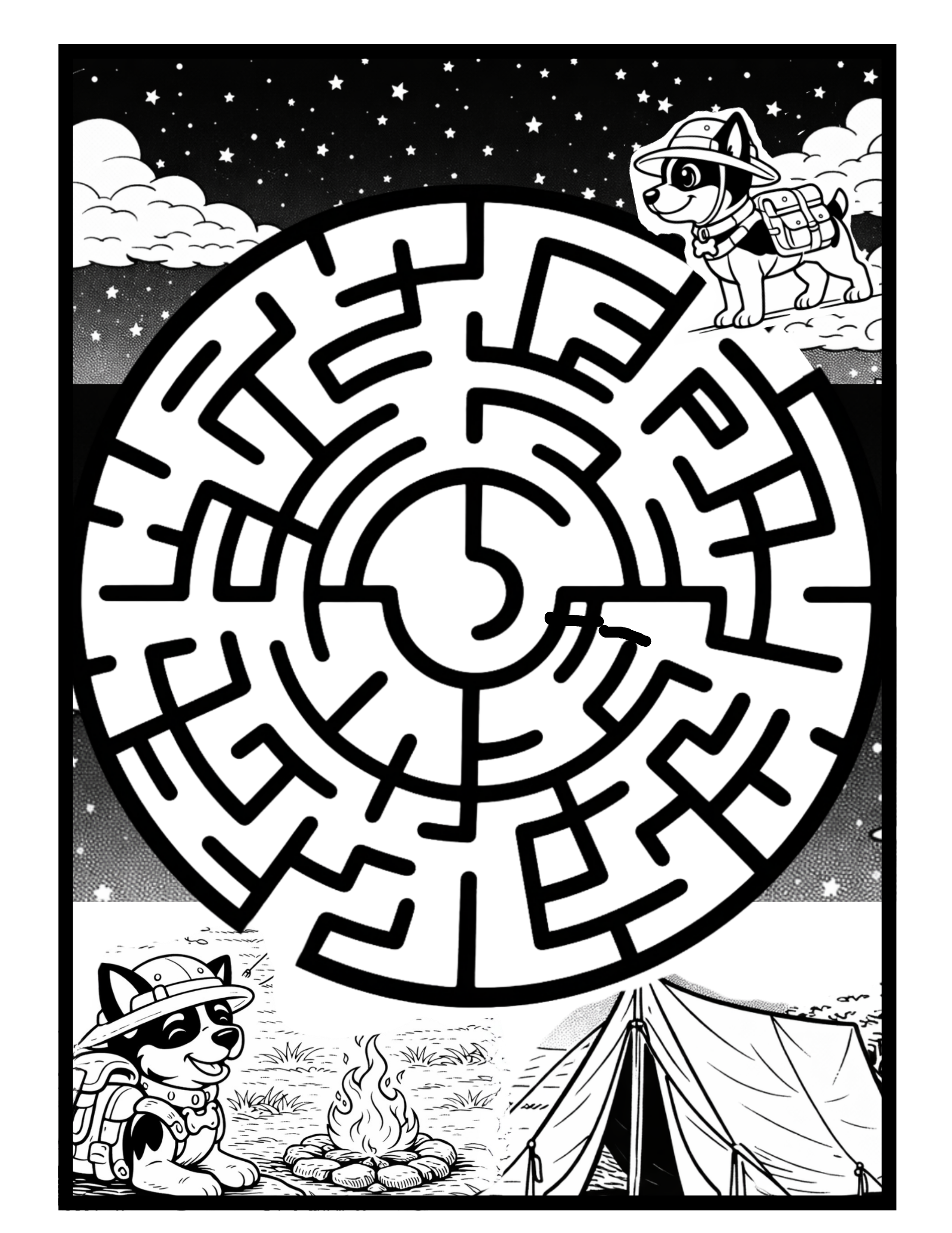 Safari Camp Maze